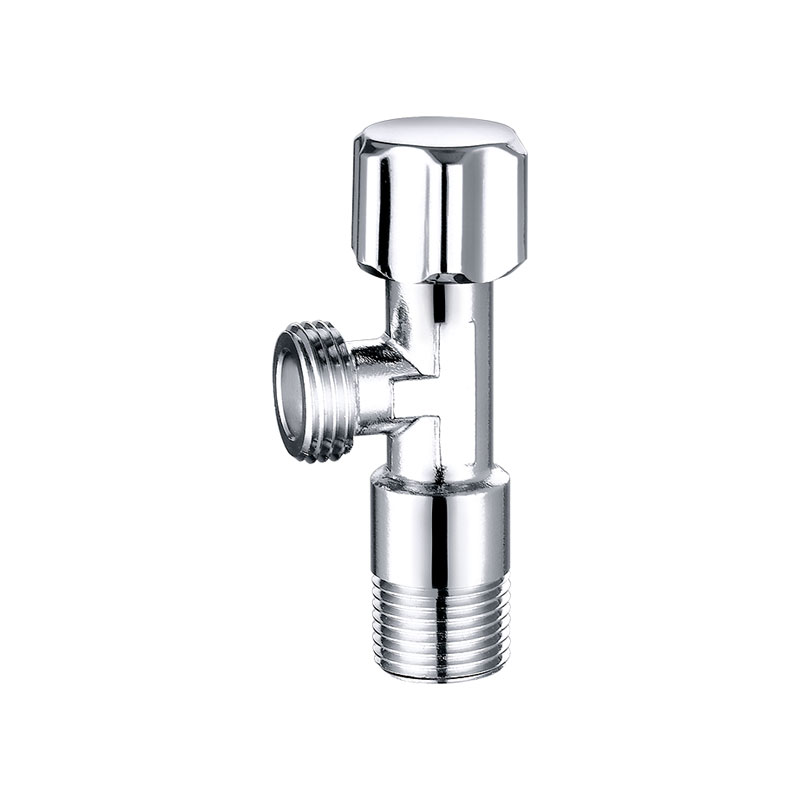 شیر زاویه ای برنجی با روکش کروم کلاسیک AMT-5009