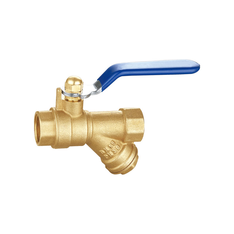 3 راه تی تیپ صافی برنجی چک l شیر AMT-8004
